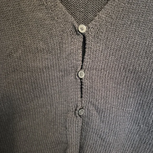 Wilfred Aritzia Women's Minimalist Preppy Black Knit Vest Size XS/S - Picture 3 of 5